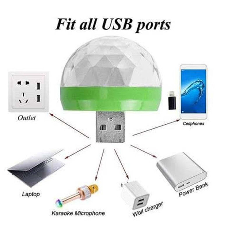 رقص نور مدل اسمال مجیک بال LED به همراه OTG مجموعه 2 عددی