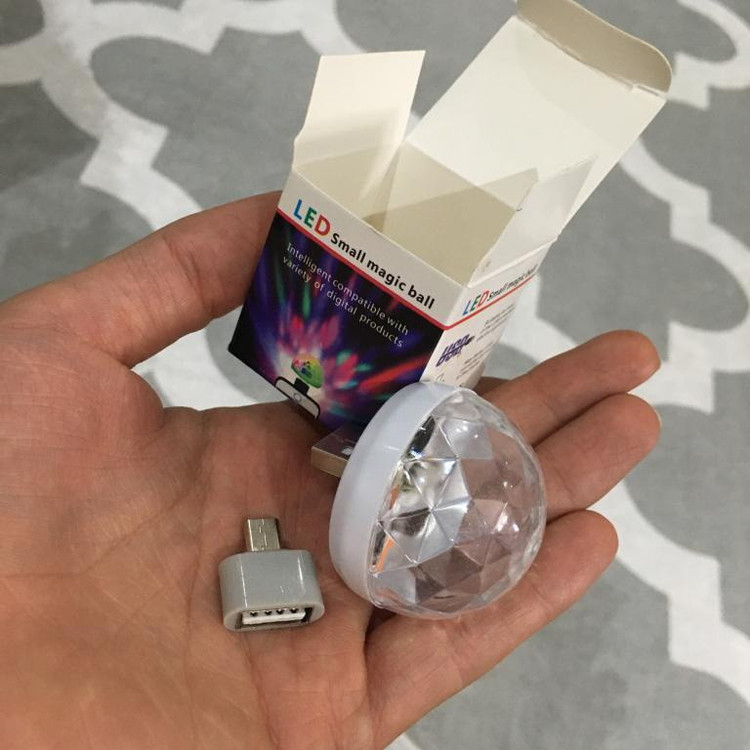 رقص نور مدل اسمال مجیک بال LED به همراه OTG مجموعه 2 عددی