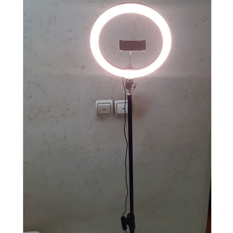 رینگ لایت 12 اینچی مدل M-300(پایه ۲۱۰ سانتی)